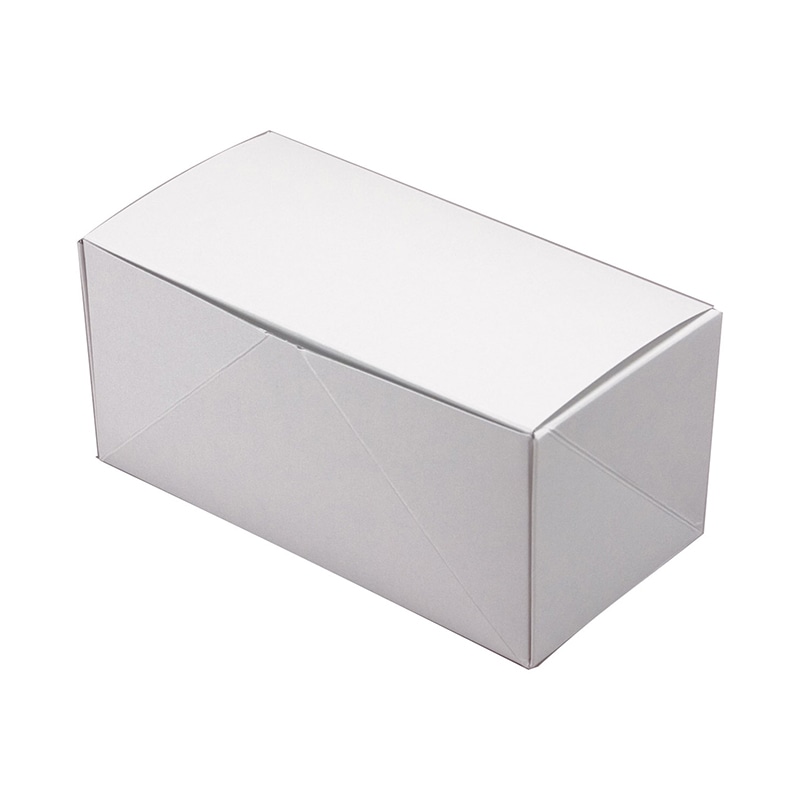 ペーパークラフト 食品箱　豚まん箱　WPO-AT　M箱 白無地 110195 50枚/袋（ご注文単位8袋）【直送品】