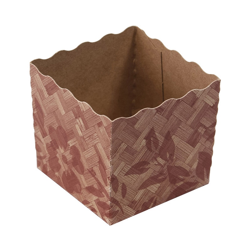 ペーパークラフト ベイキングトレー　テーパーピッコラ　K-50 竹と草 133031 100枚/袋（ご注文単位10袋）【直送品】