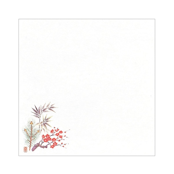 アーテック 耐油天紙 四季 4寸 TA-73 松竹梅 1冊(ご注文単位1冊)【直送品】