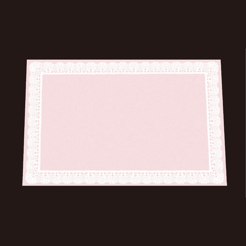 アーテック テーブルマット　レースB L TE-L11　ピンク 1冊（ご注文単位1冊）【直送品】