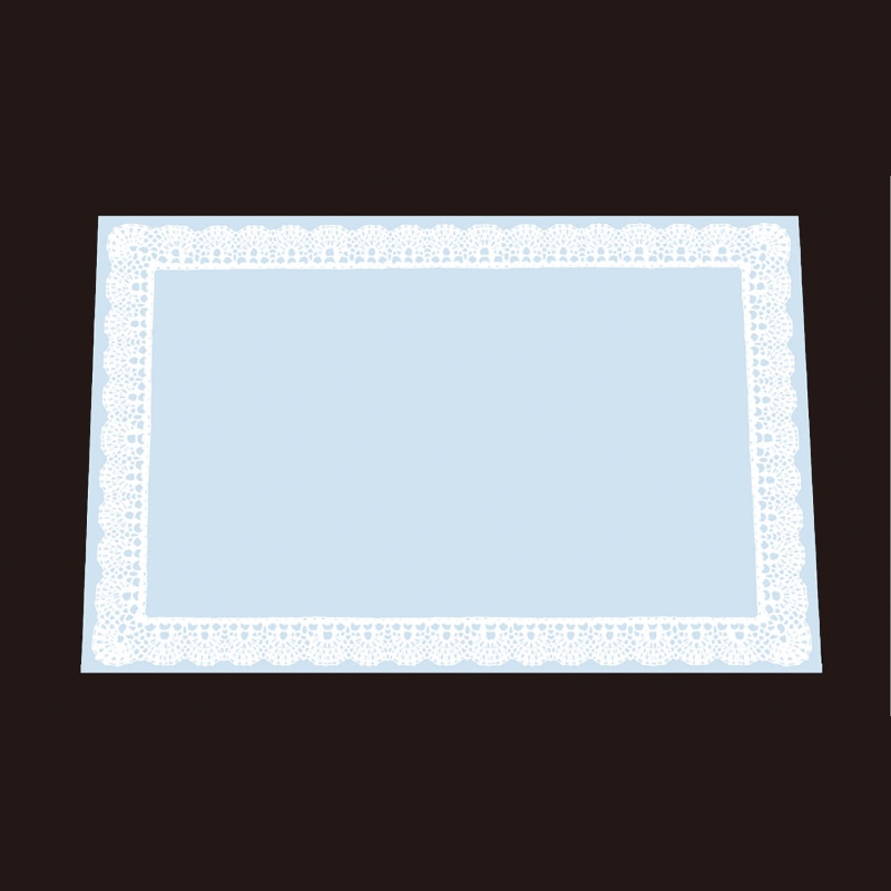 アーテック テーブルマット　レースB L TE-L12　ブルー 1冊（ご注文単位1冊）【直送品】