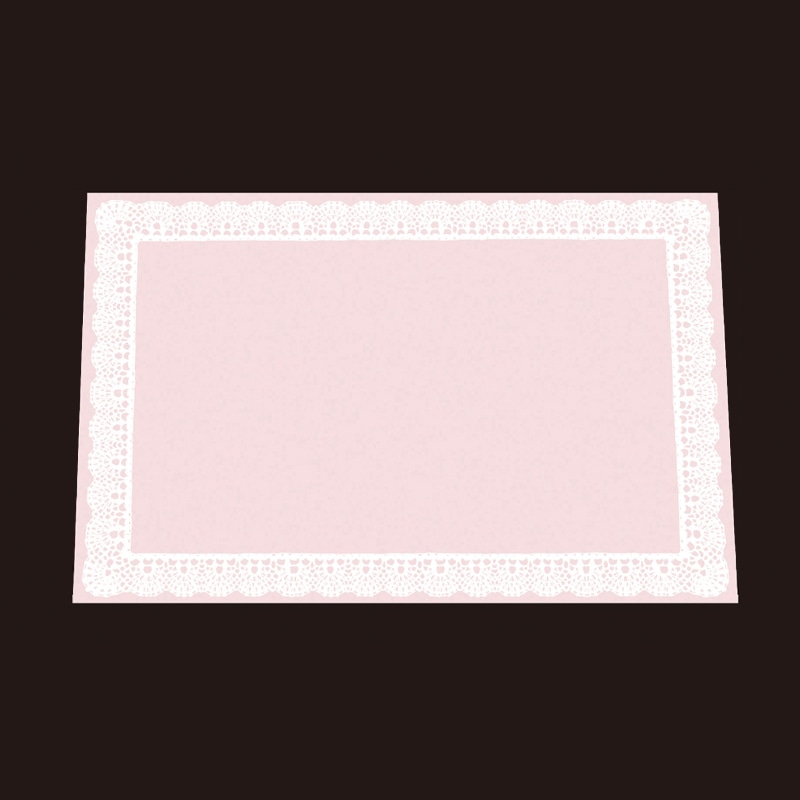 アーテック テーブルマット　レースB M TE-M11　ピンク 1冊（ご注文単位1冊）【直送品】