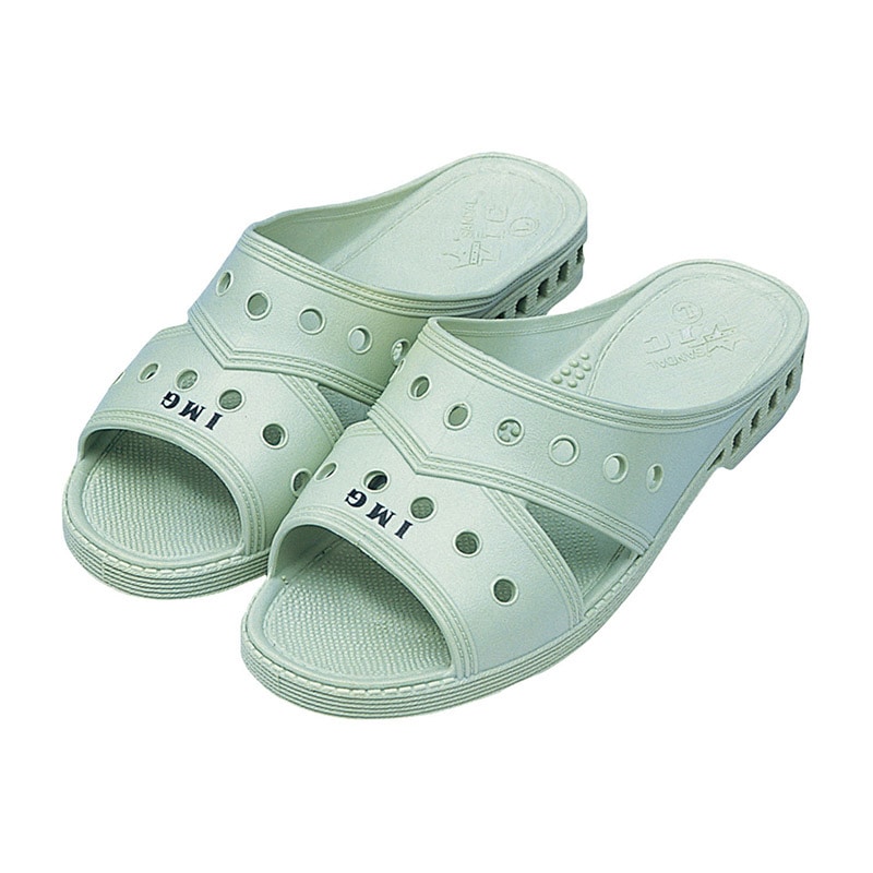 ホスピタルスリッパ　ドクター用 LL　27cm　カーキ  1足（ご注文単位1足）【直送品】