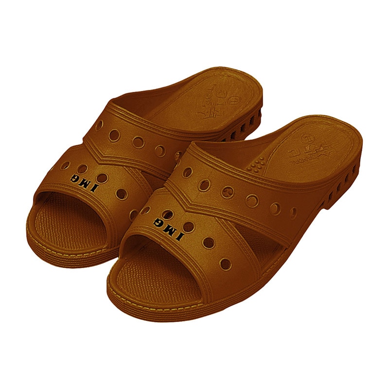 ホスピタルスリッパ　ドクター用 LL　27cm　ライトブラウン  1足（ご注文単位1足）【直送品】