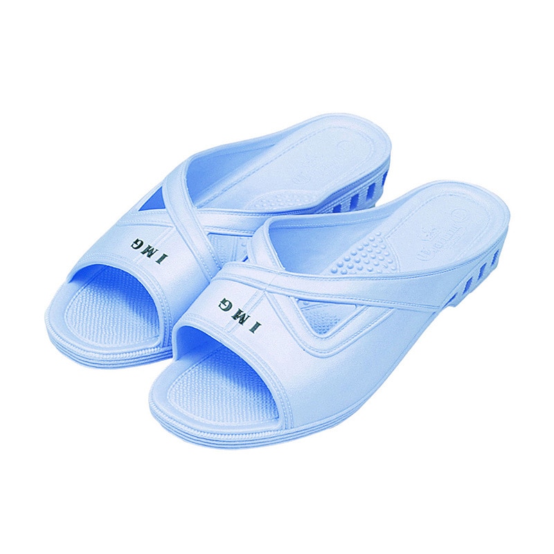 ホスピタルスリッパ　ナース用 LL　24.5cm　スカイブルー  1足（ご注文単位1足）【直送品】