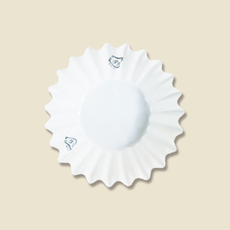 ナニワ紙工 フィルムケース PETカップケース 5F  ホワイト 1本(500枚入)