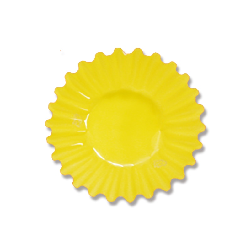 ナニワ紙工 フィルムケース PETカップケース 6F  パステルイエロー 1本(500枚入)