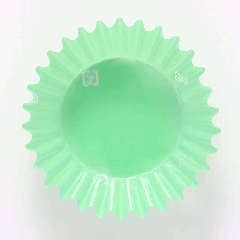 ナニワ紙工 PETカップケース パステルグリーン 8F 500枚/本