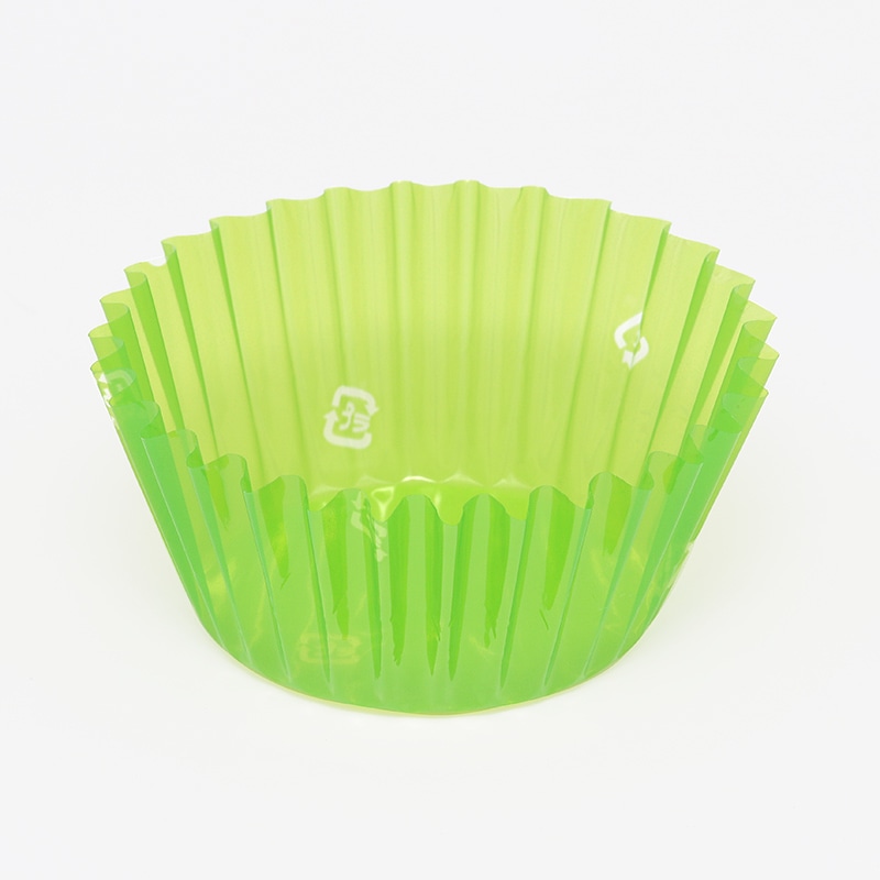 ナニワ紙工 PETカップケース ライトグリーン 8F 500枚/本