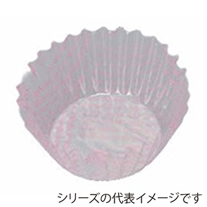 ナニワ紙工 パティスリー柄カップケース クリア 5F ピンク 500枚/袋(ご注文単位10袋)【直送品】