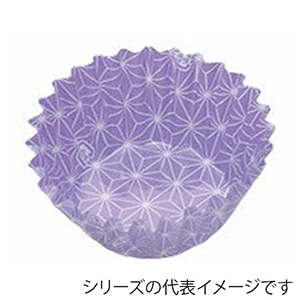 ナニワ紙工 切子柄カップケース 5F 藤 500枚/袋(ご注文単位10袋)【直送品】