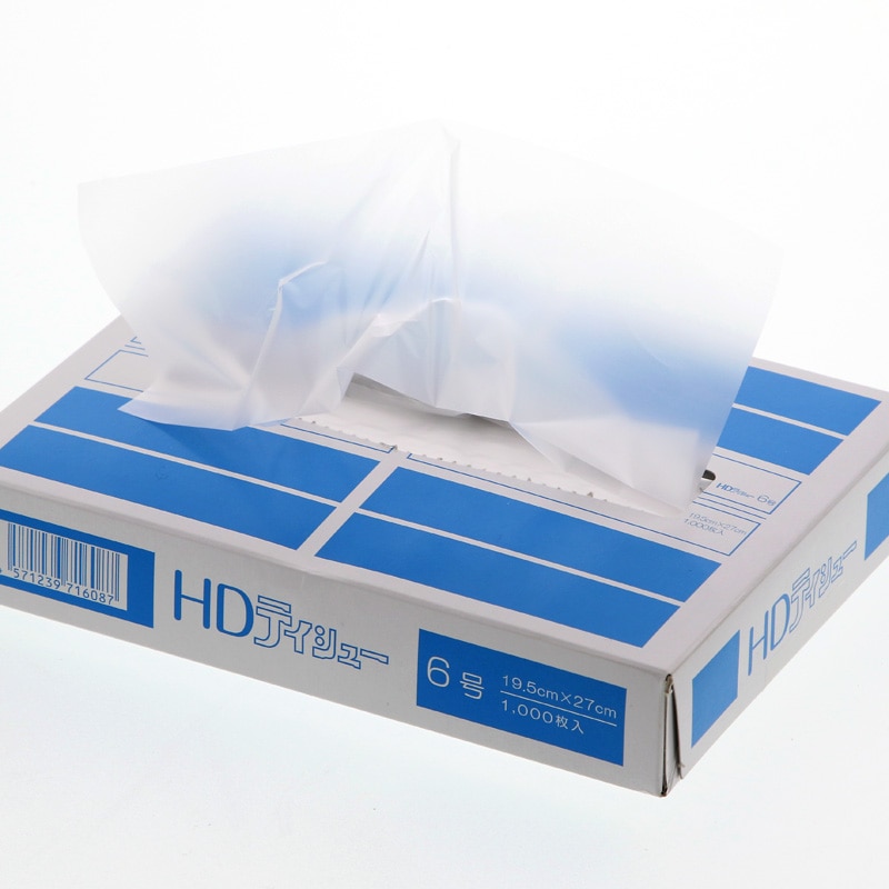 ナニワ紙工 包装用フィルム HDティシュー 6号 1000枚/箱