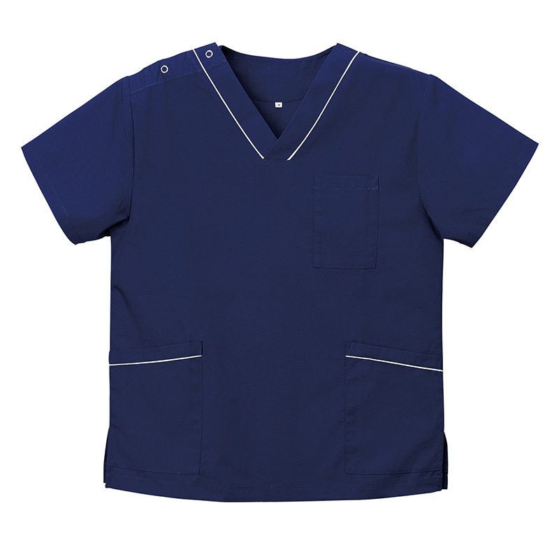 スクラブ　男女兼用　DS-2001 LL　インディゴフレッシュ  1個（ご注文単位1個）【直送品】