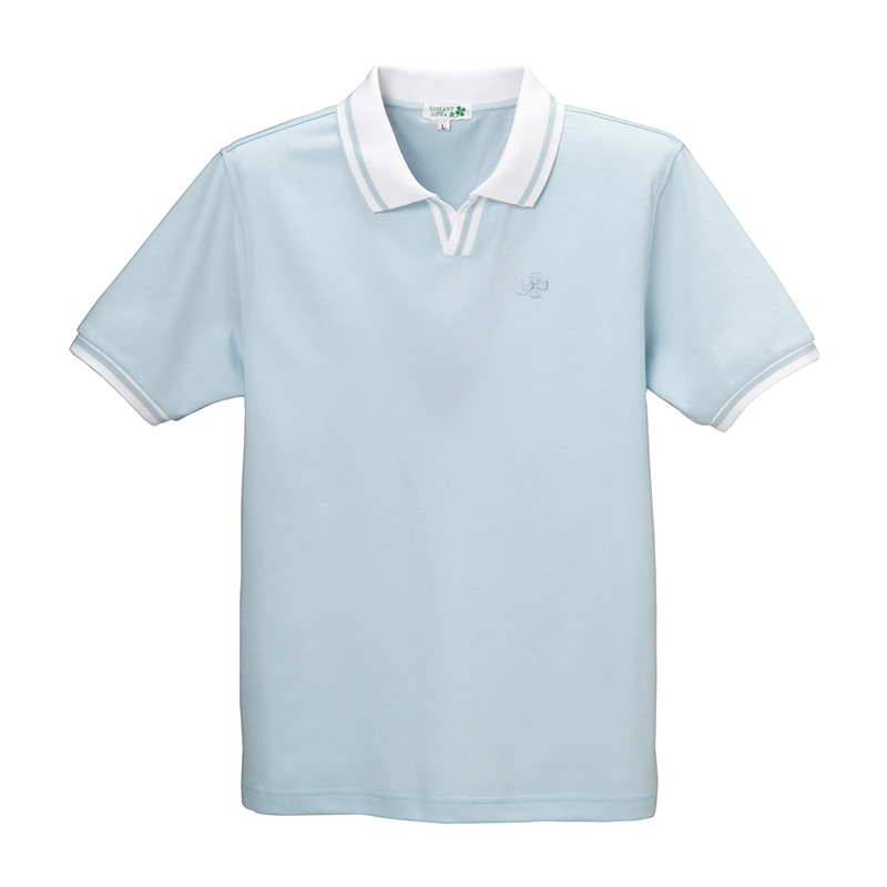 レディスポロシャツ　C-06　LL　サックス   1個（ご注文単位1個）【直送品】