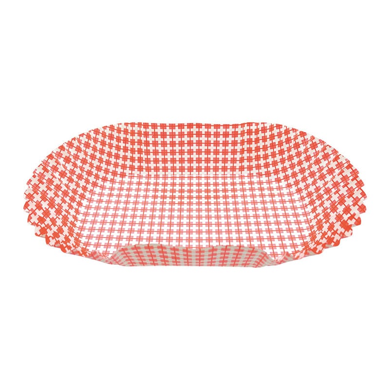 シンメイ NEW純白ペットケース　小判 120 チェック柄　赤 1パック（ご注文単位20パック）【直送品】