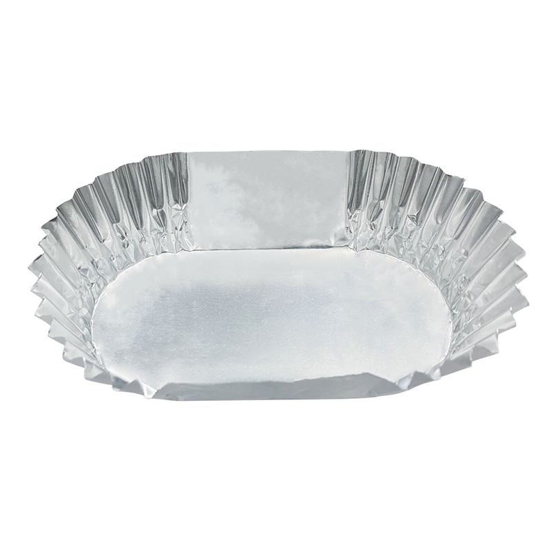 シンメイ アルミケース　小判　D125 合紙なし 500枚 1パック（ご注文単位10パック）【直送品】