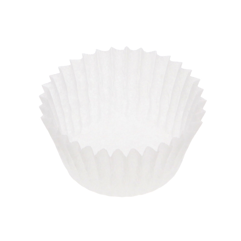 シンメイ おかずカップ 両面シリコンケース 丸型 45×27.5 ホワイト 200枚/束