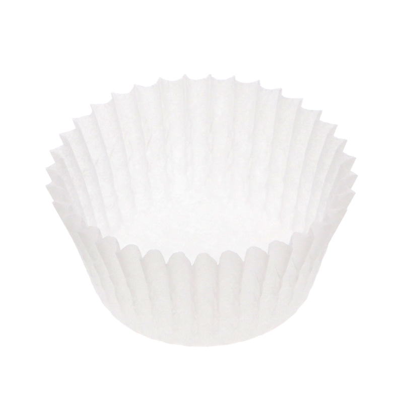 シンメイ おかずカップ 両面シリコンケース 丸型 50×30 ホワイト 200枚/束