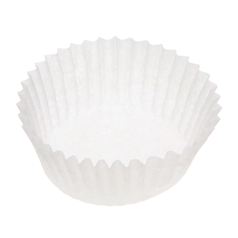 シンメイ おかずカップ 両面シリコンケース 丸型 60×30 ホワイト 200枚/束