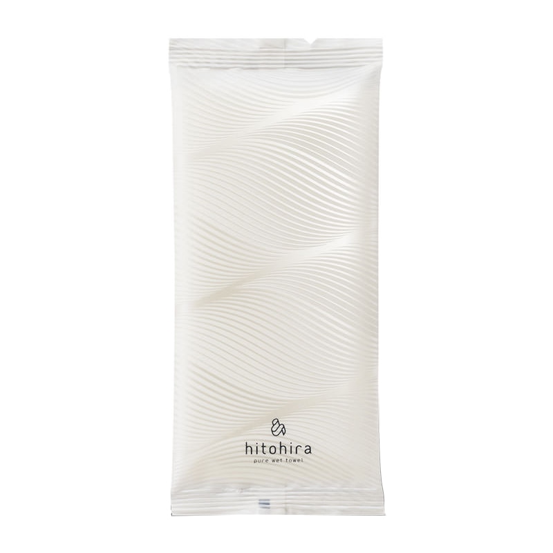 mimoto ウェットタオル hitohira ベーシック 50枚/袋(ご注文単位10袋)【直送品】
