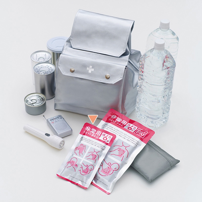 mimoto 非常用ウエットタオル hitohira 100枚/箱（ご注文単位1箱）【直送品】