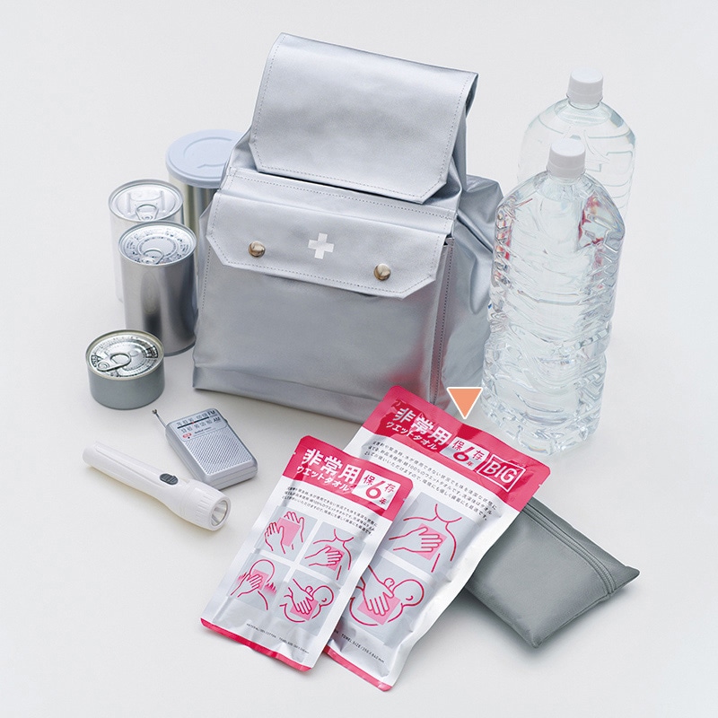 mimoto 非常用ウエットタオル hitohira BIG 60枚/箱(ご注文単位1箱)【直送品】