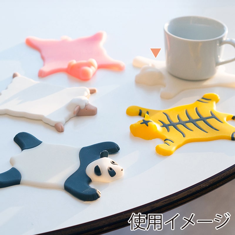 ビッテ アニマルコースター シロクマ 042Animal＿Bear 1個（ご注文単位1個）【直送品】