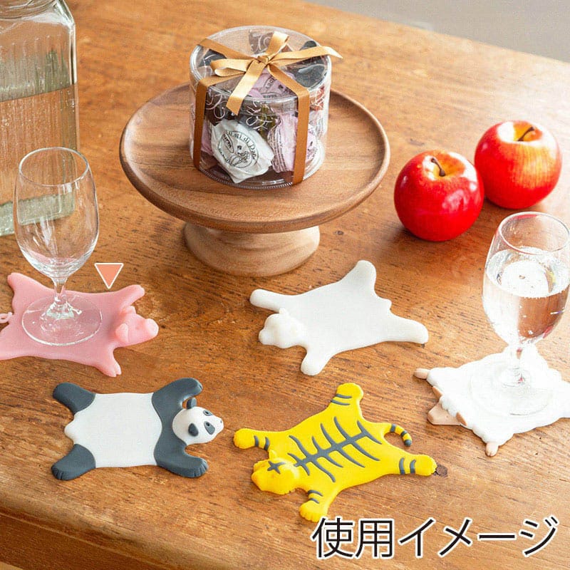 ビッテ アニマルコースター ブタ 044Animal＿Pig 1個（ご注文単位1個）【直送品】