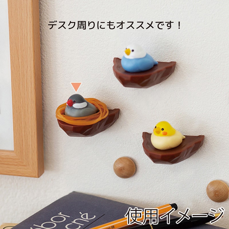 ビッテ トリの巣 輪ゴムホルダー ナミ文鳥 846torinosu＿n 1個（ご注文単位1個）【直送品】