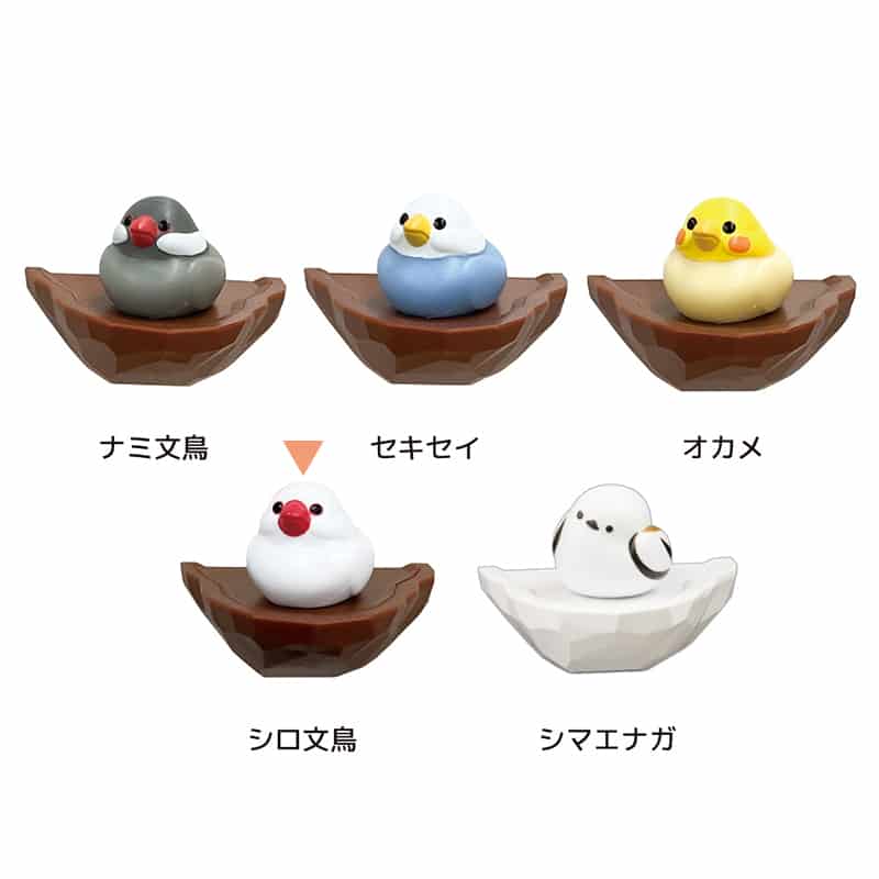 ビッテ トリの巣 輪ゴムホルダー シロ文鳥 864torinosu＿sb 1個（ご注文単位1個）【直送品】