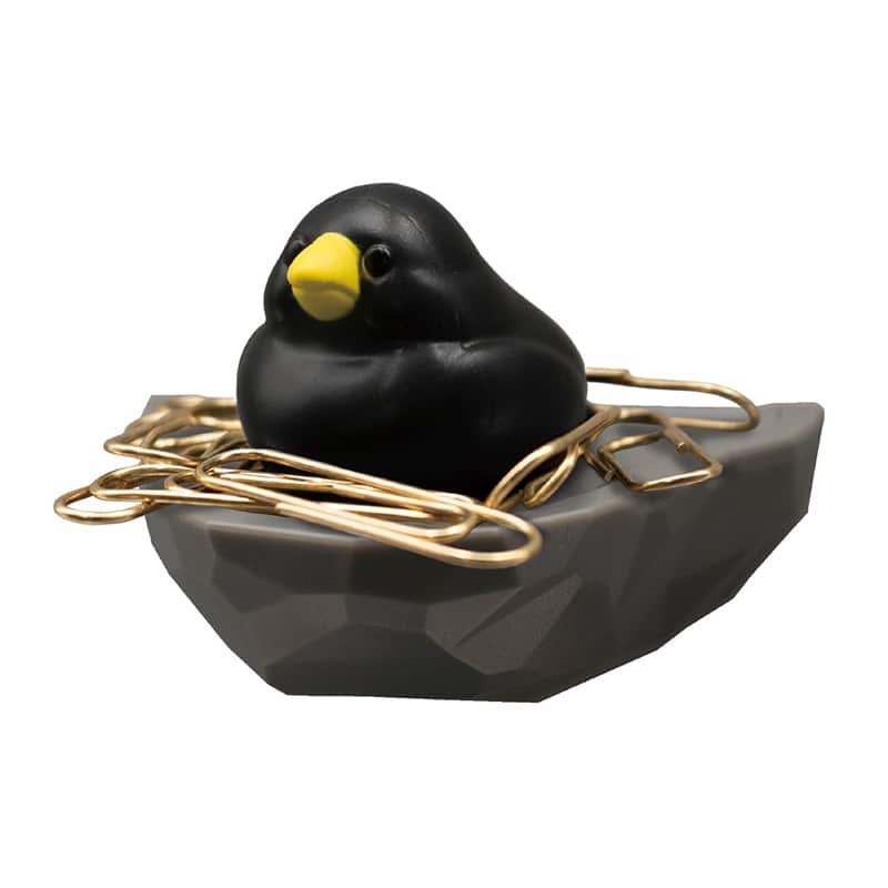 ビッテ トリの巣 クリップホルダー カラス 876clip＿karasu 1個（ご注文単位1個）【直送品】