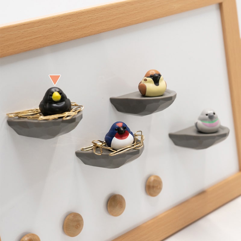 ビッテ トリの巣 クリップホルダー カラス 876clip＿karasu 1個（ご注文単位1個）【直送品】