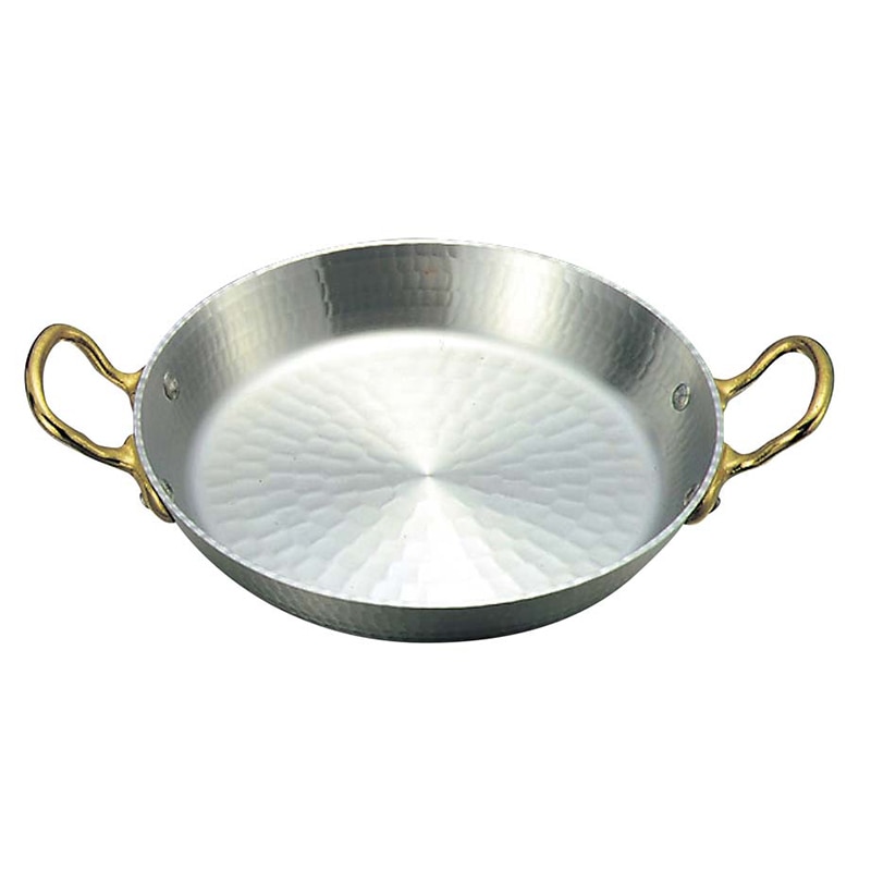 中尾アルミ製作所 アルミ　両手　パエリア鍋　27cm   1個（ご注文単位1個）【直送品】