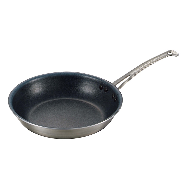 中尾アルミ製作所 キングフロン ステンキャストハンドル フライパン 21cm 1個(ご注文単位1個)【直送品】