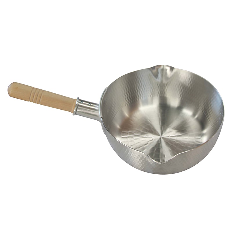 中尾アルミ製作所 ナカオ アルミ打出 雪平鍋 目盛付 24cm 両口 1個(ご注文単位1個)【直送品】