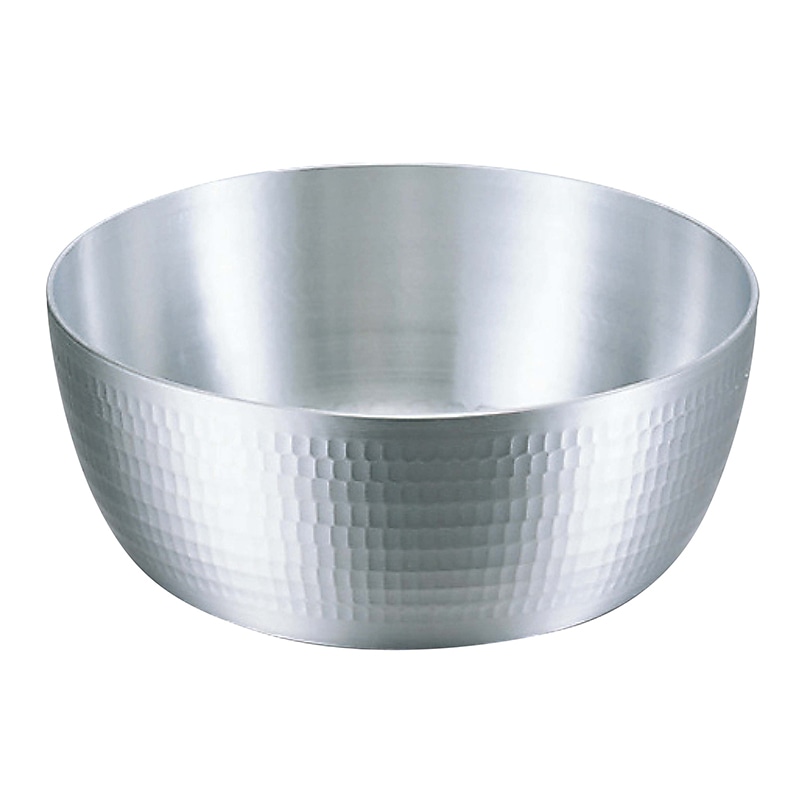 中尾アルミ製作所 アルミ 打出 ヤットコ鍋 目盛付 15cm 1個(ご注文単位1個)【直送品】