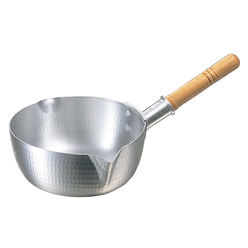 中尾アルミ製作所 アルミ　打出ペリカン　雪平鍋（目盛付）24cm   1個（ご注文単位1個）【直送品】