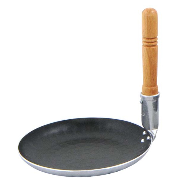 中尾アルミ製作所 アルミ 打出 シルク(フッ素樹脂加工)浅型 親子鍋 柄付 小(内径145) 1個(ご注文単位1個)【直送品】