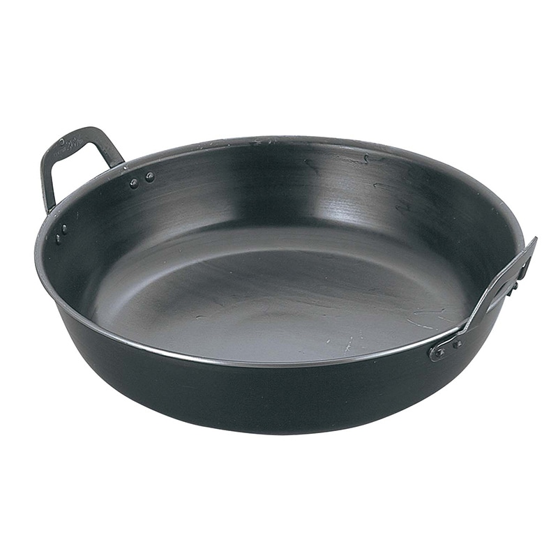 中尾アルミ製作所 ナカオ　鉄　揚鍋　30cm（板厚3.2mm）   1個（ご注文単位1個）【直送品】