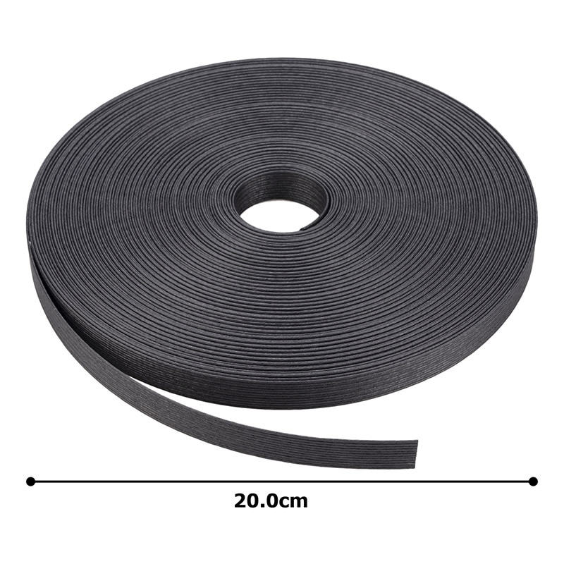 紺屋商事 紙バンド 30m 黒 00000083 1巻（ご注文単位1巻）【直送品】