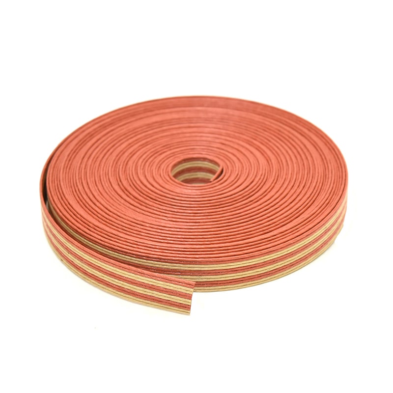 紺屋商事 紙バンド 10m 茶／赤ツートン 00000261 1巻（ご注文単位1巻）【直送品】