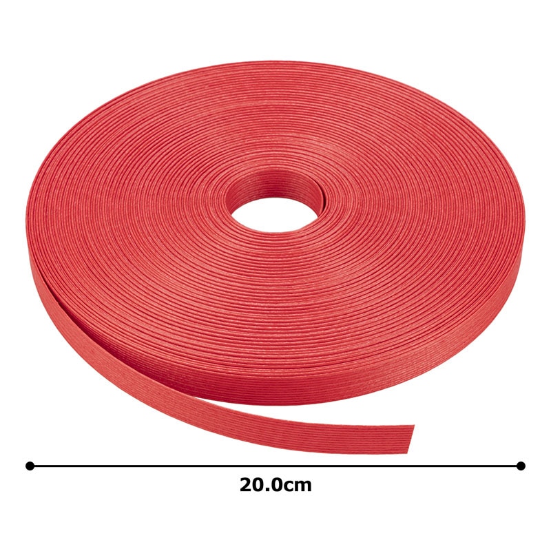 紺屋商事 紙バンド 30m プレミアムレッド 00000553 1巻（ご注文単位1巻）【直送品】