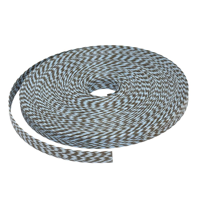 紺屋商事 紙バンド 30m マーブル水色チョコ 00000783 1巻（ご注文単位1巻）【直送品】