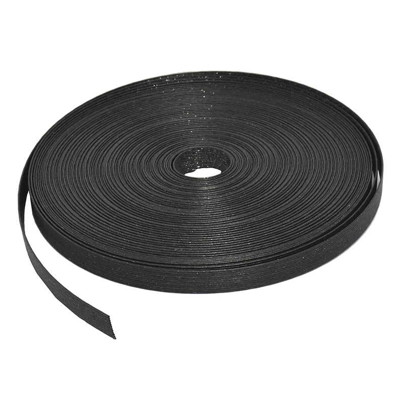 紺屋商事 紙バンド 30m ブラックラメ 00000883 1巻（ご注文単位1巻）【直送品】