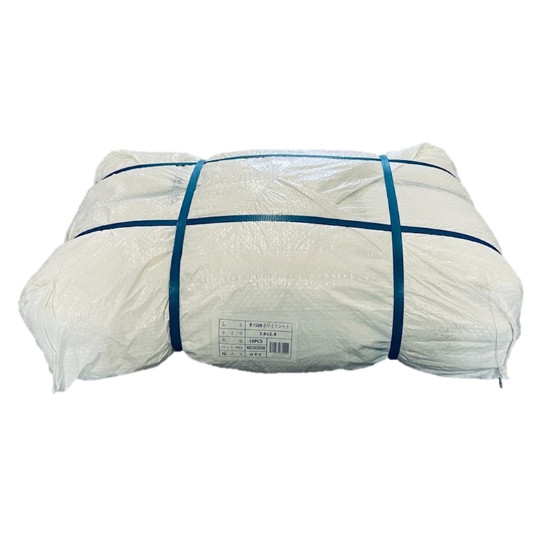 三愛 輸入ホワイトシート #1500 3.6×5.4m 10134106M71153654W 10枚/包（ご注文単位1包）【直送品】