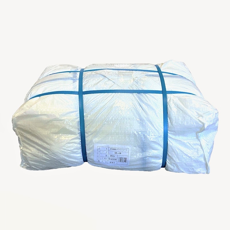 三愛 輸入ホワイトシート #1500 10×10m 10134106M71151010W 2枚/包（ご注文単位1包）【直送品】