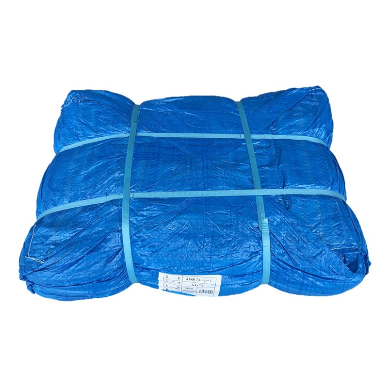 三愛 輸入ブルーシート #1500 7.2×7.2m 10134406M71157272 3枚/包（ご注文単位1包）【直送品】