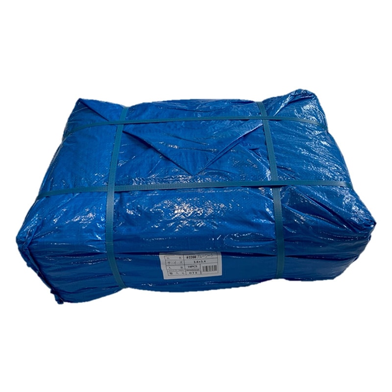（株）三愛 輸入ブルーシート　#2200 10×10m 10134406M71221010 2枚/包（ご注文単位1包）【直送品】