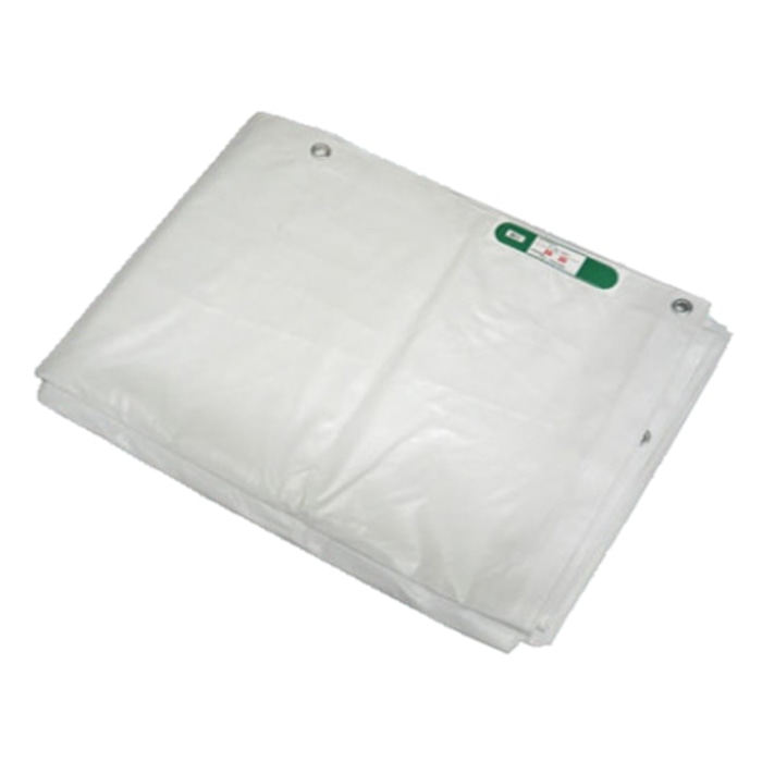 （株）三愛 輸入白防炎シート 10×10m 10134510M71TBO1010 1枚/包（ご注文単位1包）【直送品】