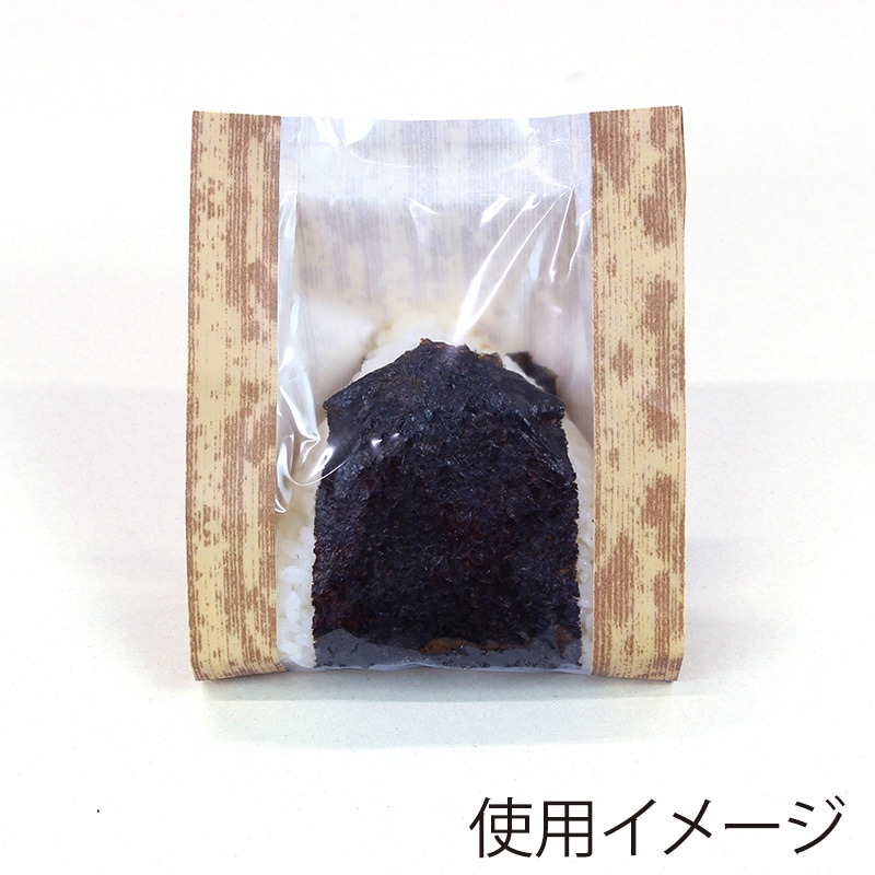 窓付おにぎり袋 大 竹柄 100枚/袋